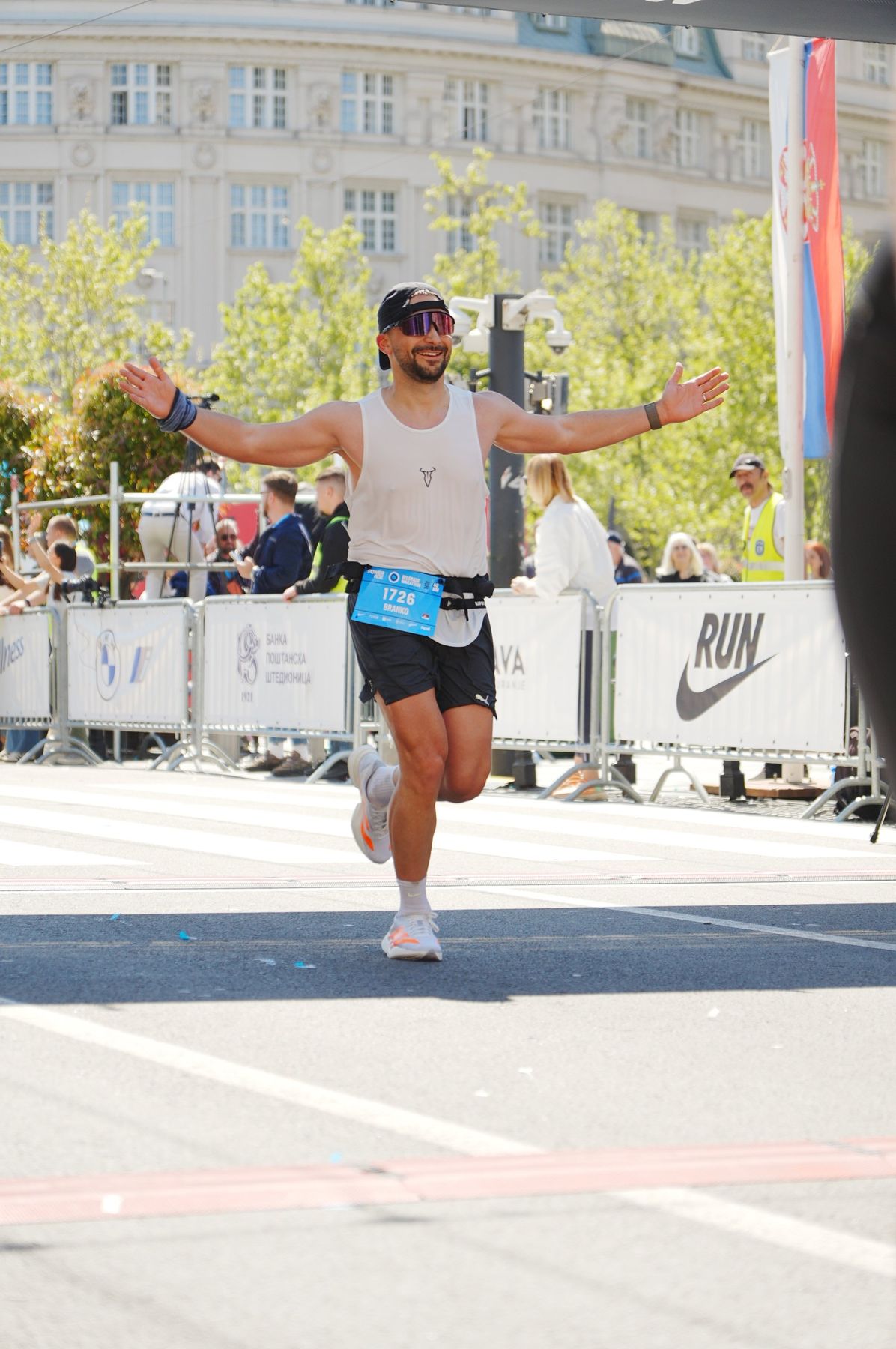 Marathon in Belgrade.